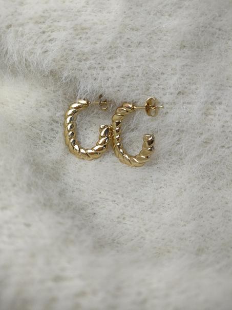 Mini créoles en acier inoxydable