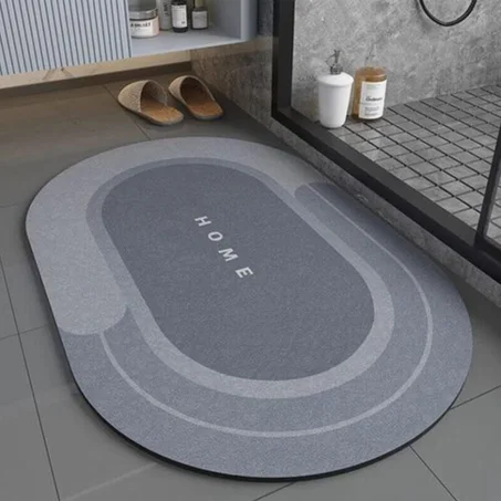 Tapis de salle de bain Super absorbant, antidérapant
