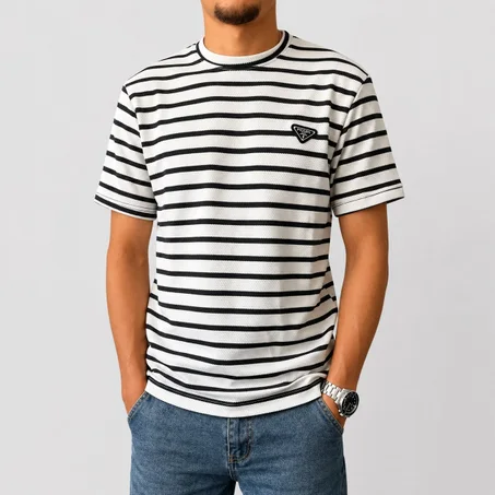 T-Shirt Stripes Classic – Modèle 2026
