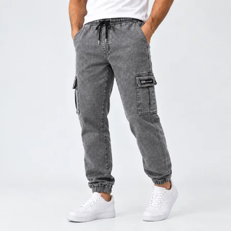 Cargo Denim Jogger - Style & Comfort