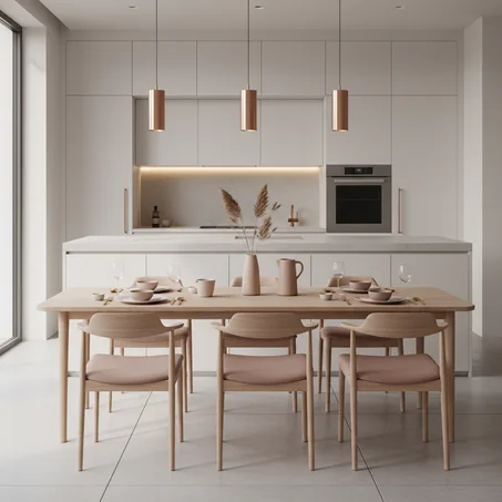 المطبخ و غرفة الطعام