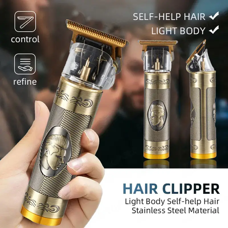 ماكينة حلاقة نحاسية 3 في 1