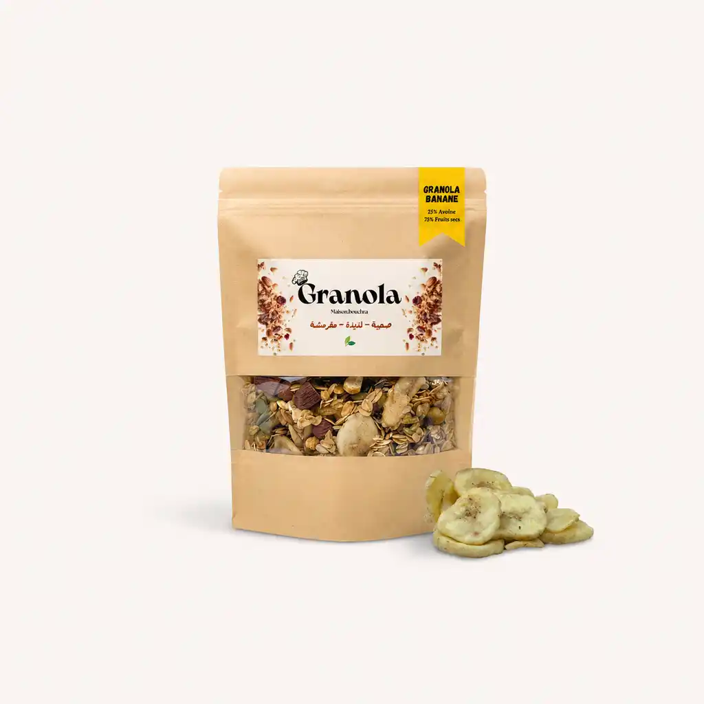 Granola Banane 75% Fruits Secs