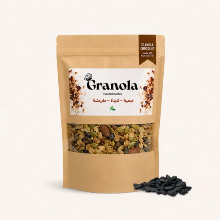 Granola Chocolat 75% Fruits Secs