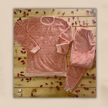 Pyjama Chat en Velours