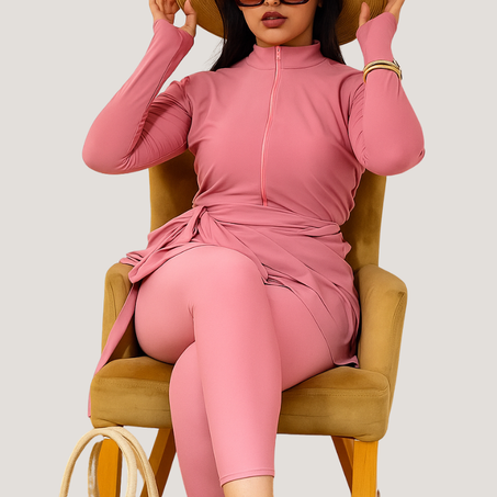 بوركيني Violette المكوّن من3 قطع أنيقة