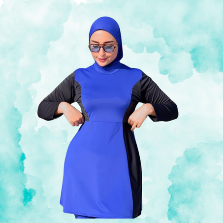 طويل بوركيني مكون من 3 قطع