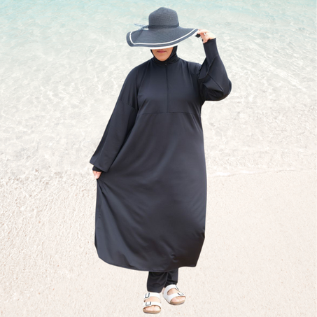 بوركيني سباحة شرعي وأنيق للمحجبات