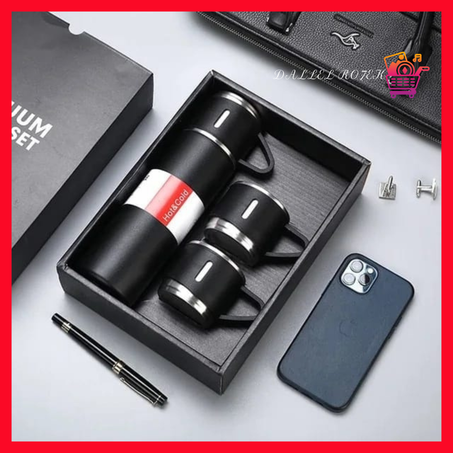 THERMOS + 3 TASSES