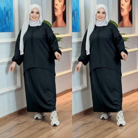 انصومبل بحلة جديدة للمحتجبات والغير المحتجبات للخروج والمناسبات متوفرة بعدة ألوان زاهية توب : مونطوني