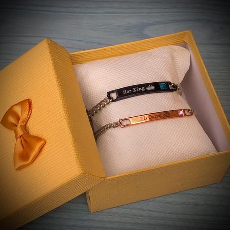 "Bracelets Couple "King & Queen