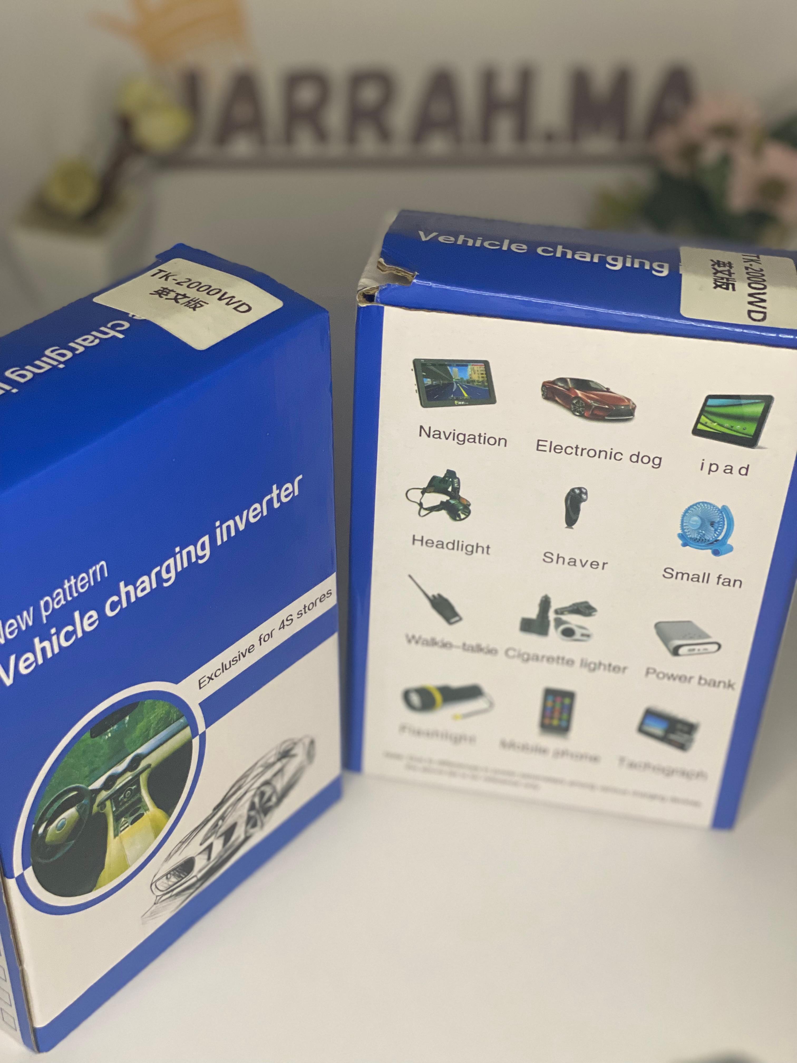 ⚡ Inverter 2000W – شحن قوي في أي مكان!