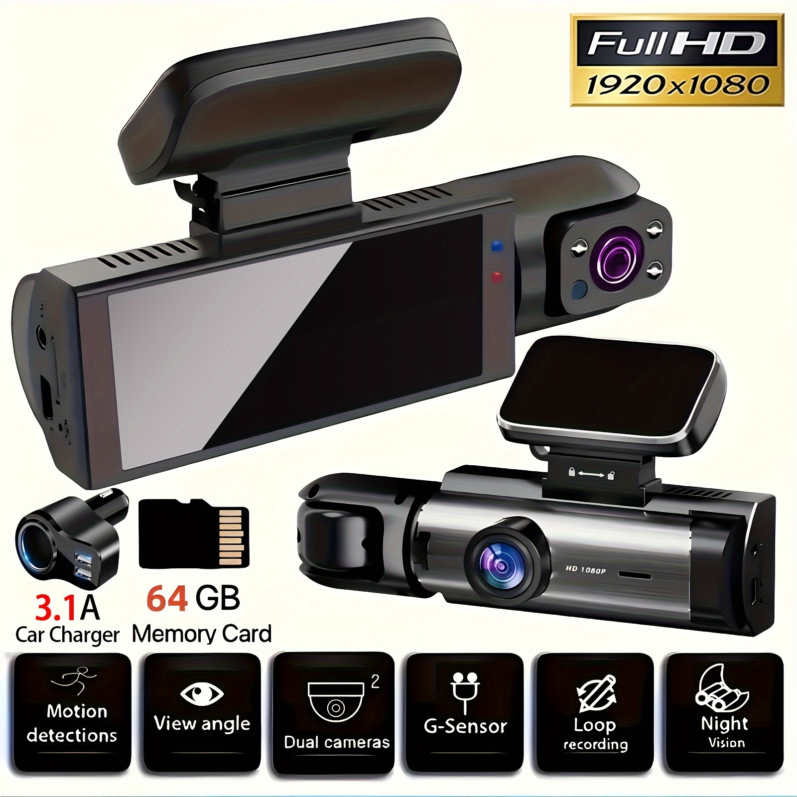 🎥 Black Box Dashcam – شاهد كل لحظة على الطريق!