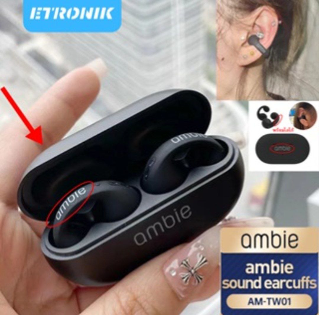 سماعات ombie البلوثوث خارجية على ثقب الاذن
