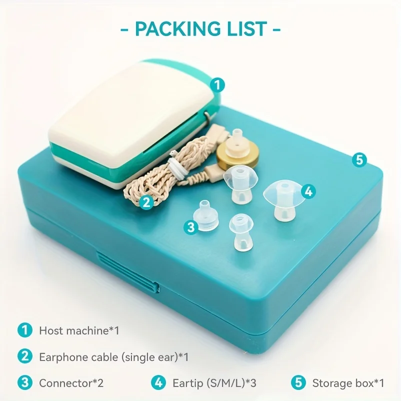 جهاز تحسين السمع لكبار السن مع وظيفة تعديل تقليل الضوضاء