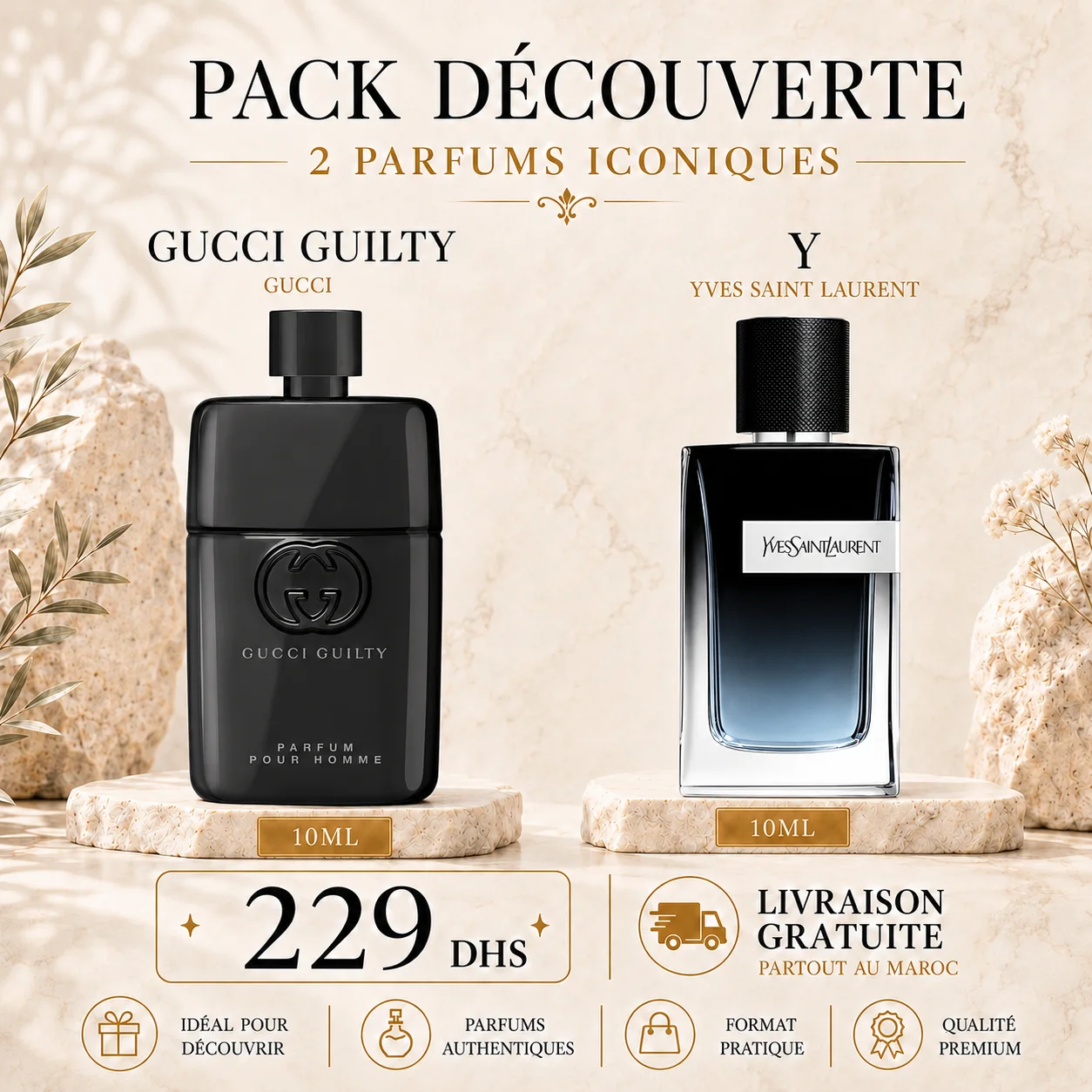 YSL Y + Gucci Guilty