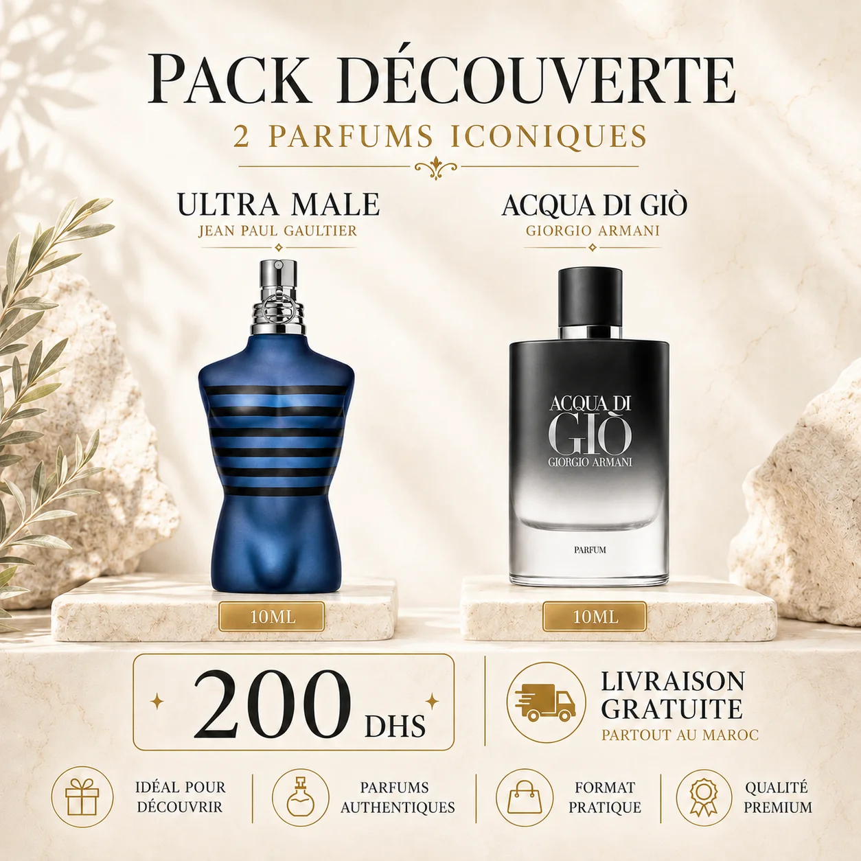Ultra Male + Acqua di Gio