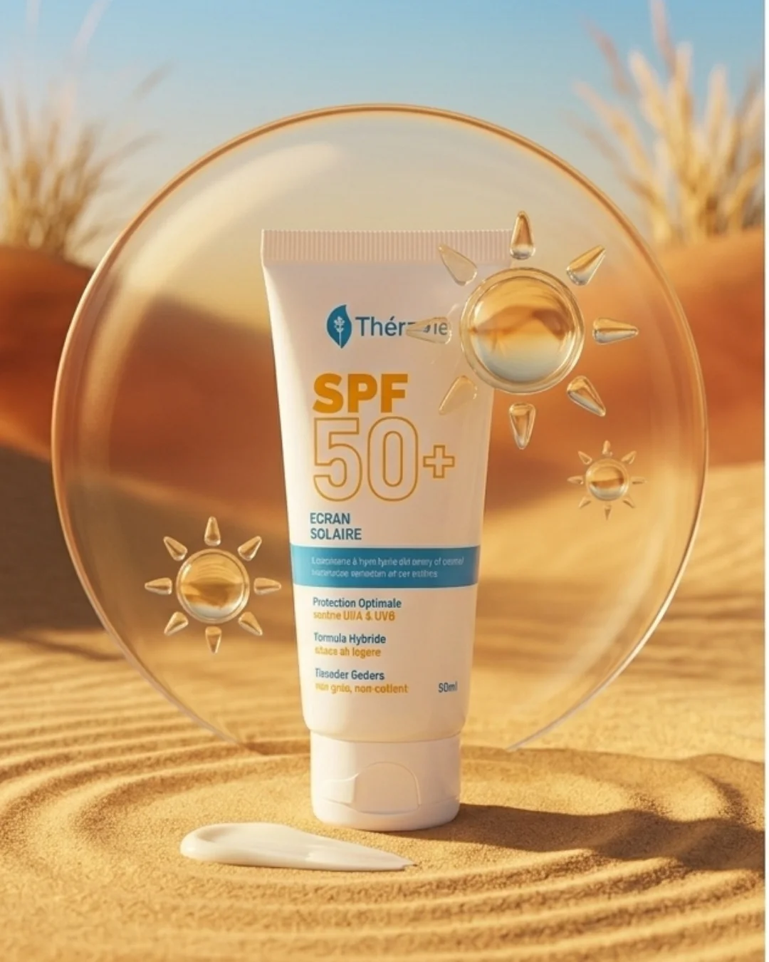 écran solaire therqvie 50 spf Hydratant Visage - Corps _ Thravie