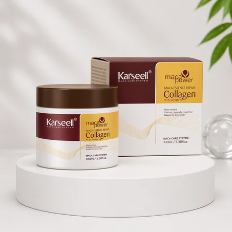 Karseell Collagen Hair Mask – ماسك الكولاجين لإصلاح الشعر التالف وترطيبه بعمق