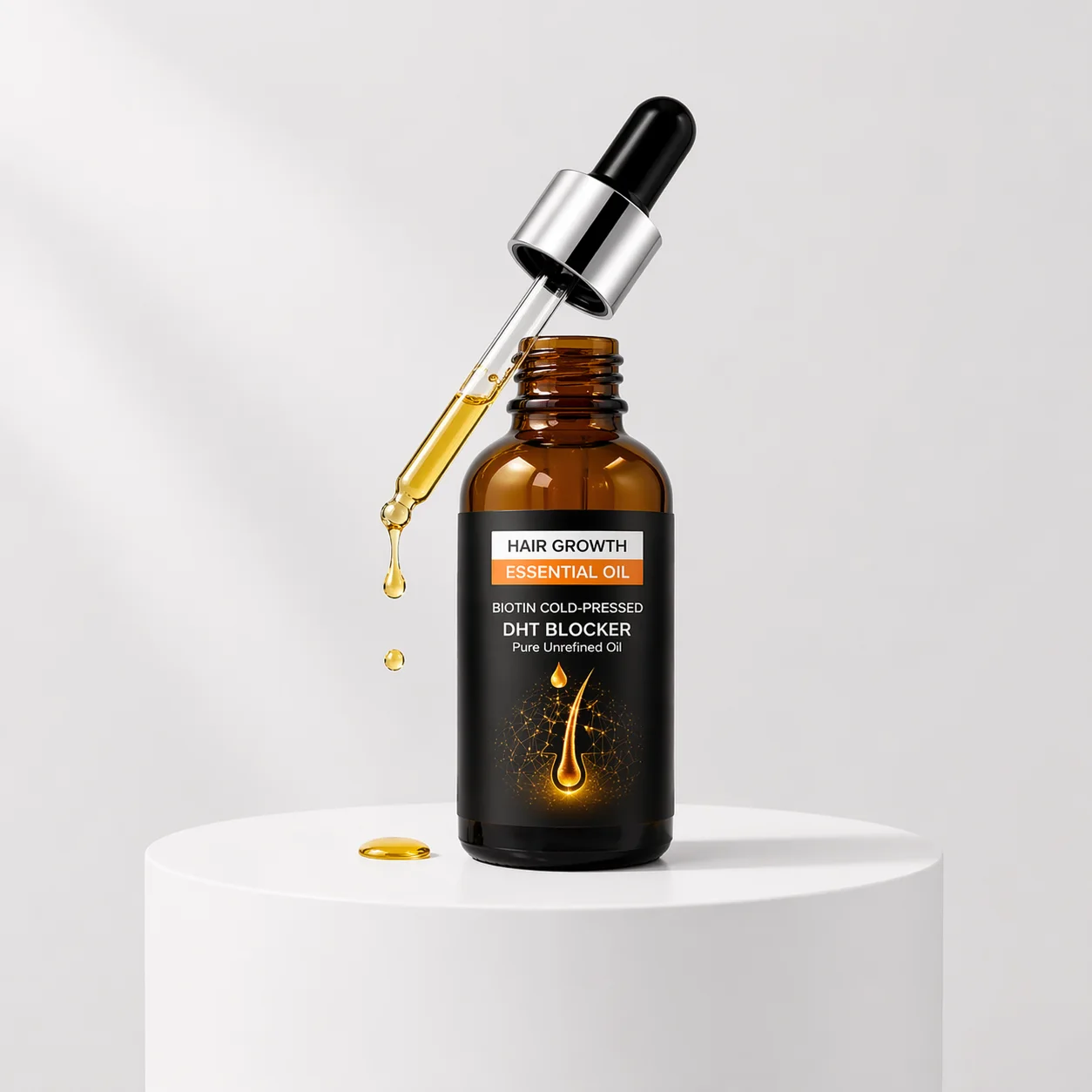 Hair Growth Oil – زيت طبيعي لتكثيف الشعر ومنع التساقط وتقوية الجذور