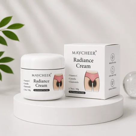 Radiance Cream – كريم تفتيح المناطق الحساسة وإزالة السواد بسرعة ✨