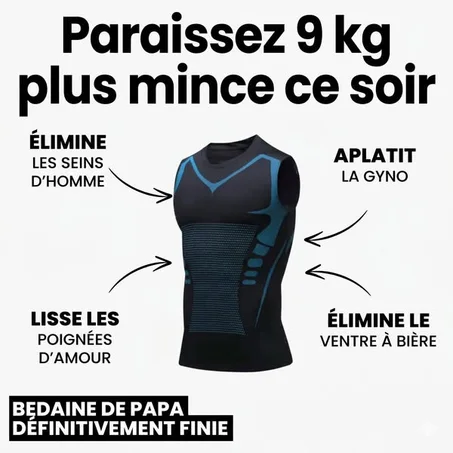 Débardeur de compression - Une silhouette plus nette. Plus de confiance.