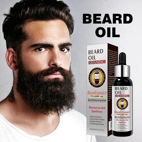 Huile de Croissance Barbe & Cheveux – 100% Naturelle