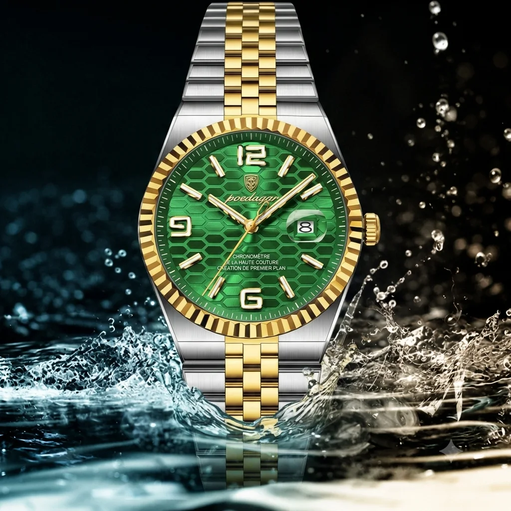 POEDAGAR Montre pour Homme