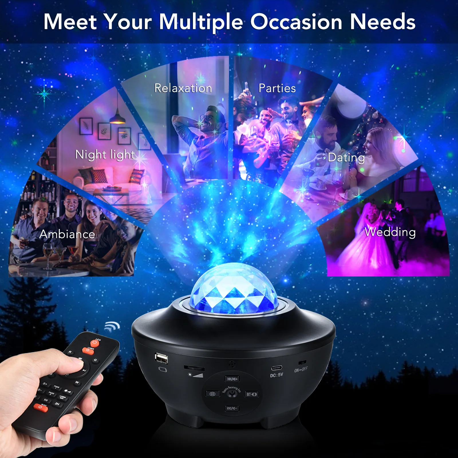 Multi Color LED Strip 5 Meters