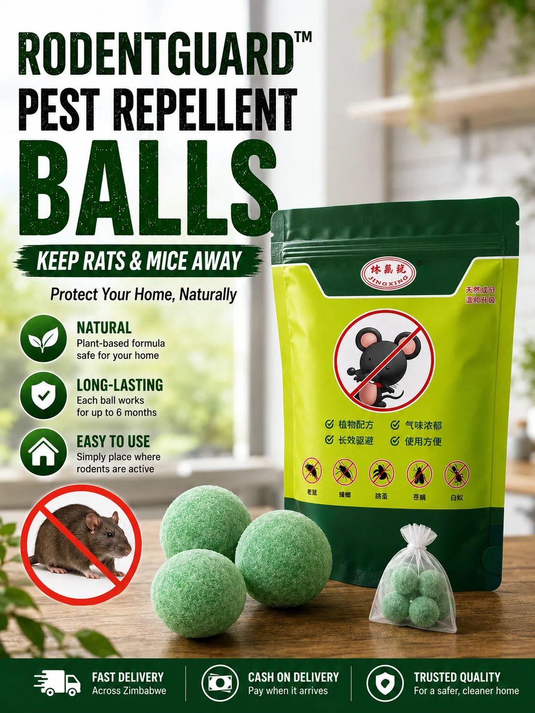 RodentGuard™ Pest Repellent Balls
