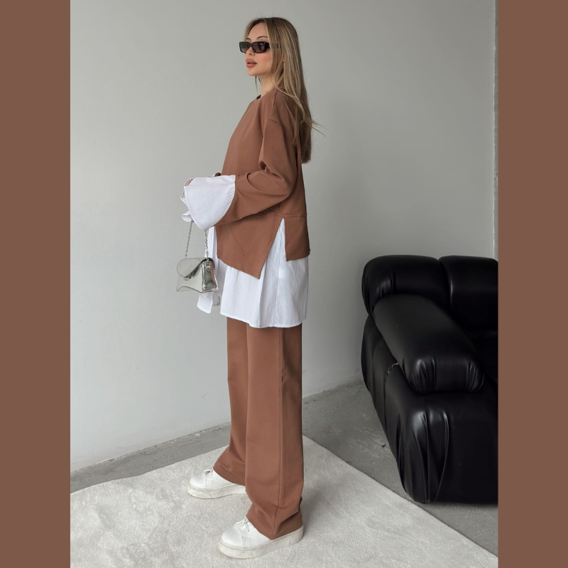 ✨ طقم نسائي كاجوال عصري ✨