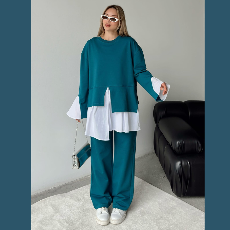 ✨ طقم نسائي كاجوال عصري ✨