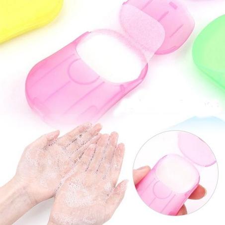 رقائق الصابون المطهر لليدين بسهولة