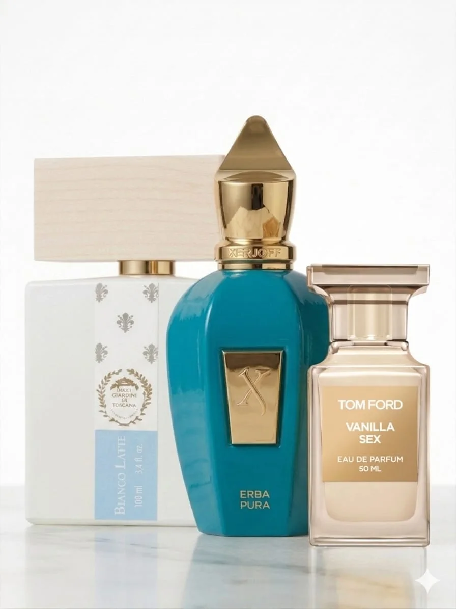 Pack Inspiration Bianco Latte, Erba Pura, Vanilla sex