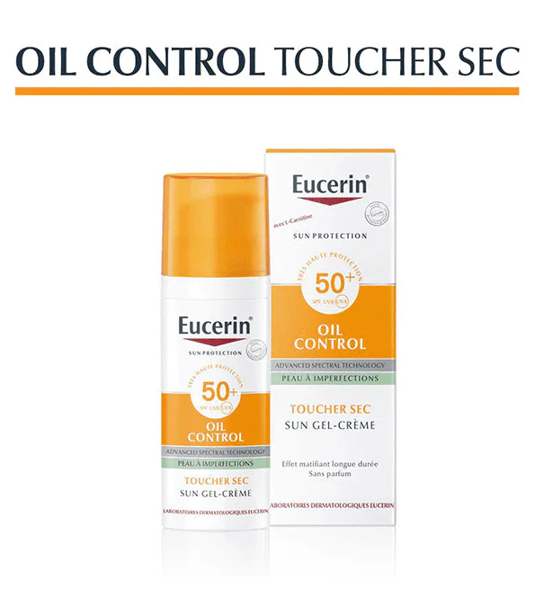 Pack Eucerin Hyaluron filler +3X Effect Soin De Jour 50ml + Ecran Oil Control Gel-Crème SPF50+ -50%