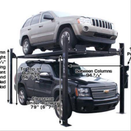 Atlas Garage Pro 8,000 EXT 4 Post lift – Extra Tall