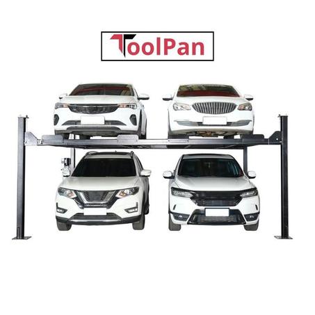 APlusLift 9,000LB 4-Post Double Deck Parking Storage Car Lift - HW-9KDP