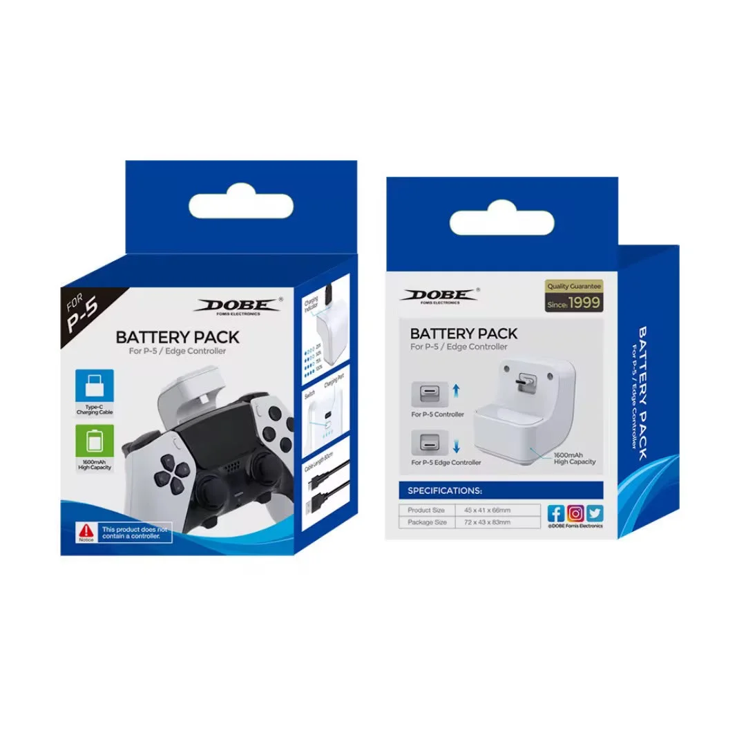 Batterie pour Manette PS5 – Dobe Battery Pack (1600mAh)