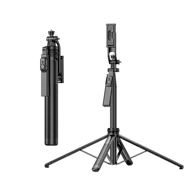 Trépied Selfie Stick 2-en-1 avec Télécommande Bluetooth – Léger, Pratique et Polyvalent ! 📱✨