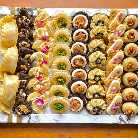 بلاطو مشكل اللوز وصابلي بريستيج