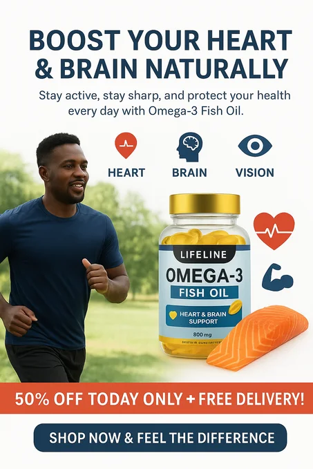Unlock the Secret to a Healthy Heart & Sharp Mind with Omega-3 Fish Oil