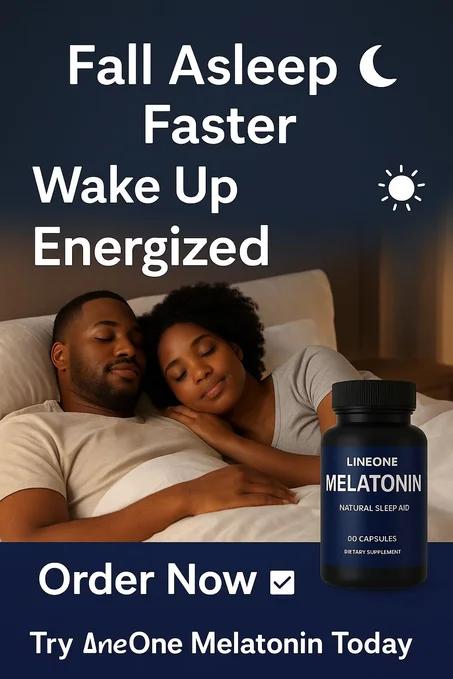 LineOne Melatonin Capsules – 60 Capsules