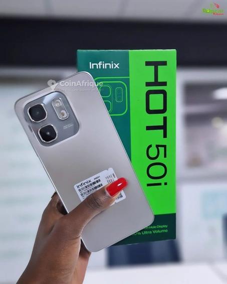 Infinix HOT 50i - 6,7" - 128GO ROM - (4+4)GO RAM - 4G - 2 SIM - 48Mpx - 5000 MAH