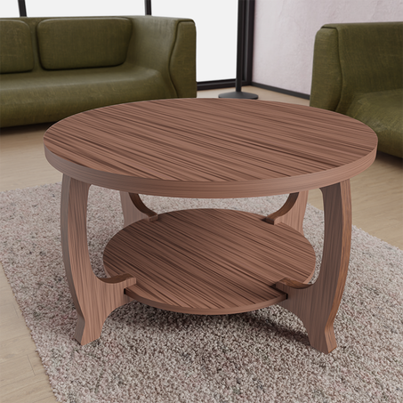 Table Basse Circulaire 90x50cm