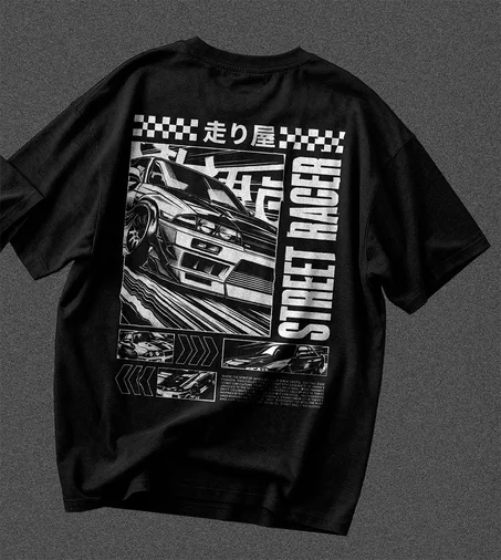 🆂🆃🆁🅴🅴🆃 🆁🅰🅲🅴🆁 Oversize Tshirt