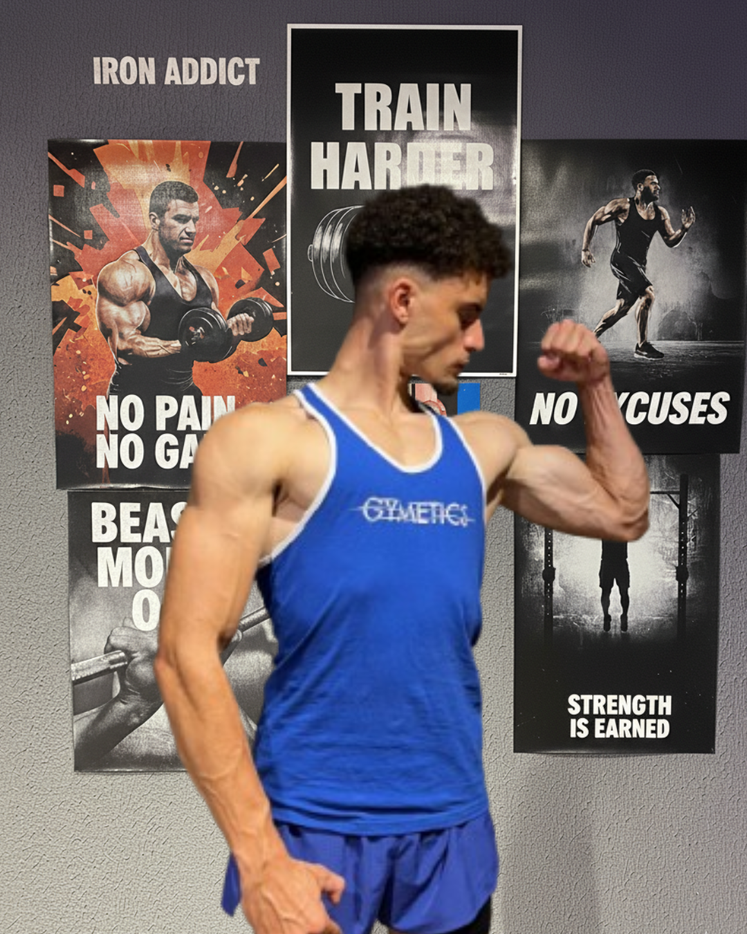 Gymetics Tank Top – Blue