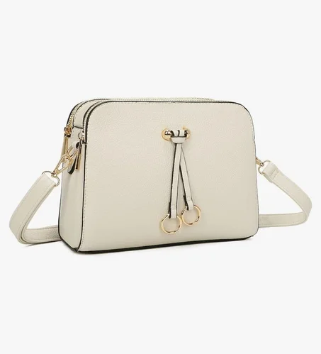 حقيبة يد جلد فاخرة بتصميم أنيق ومتعدد الألوان