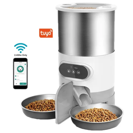 Auto Pet Food Dispenser Phone-App Adjustable