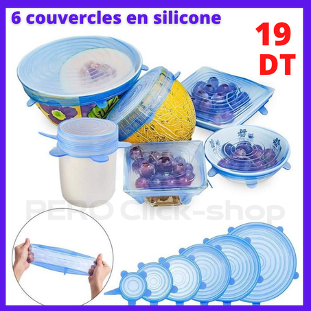 couvercles en silicone