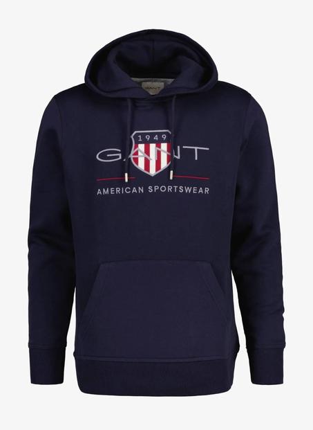 GANT هودي رجالي بأكمام طويلة من مجموعة Archive Shield